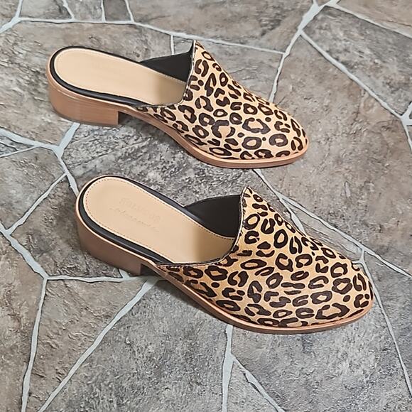 New in Box Soludos Venetian Leopard Mule Sz 5 - Picture 4 of 13